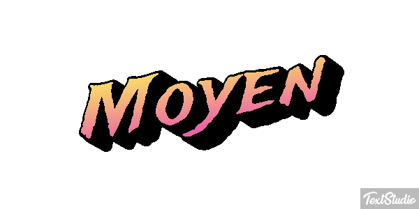 Moyen Effet de texte