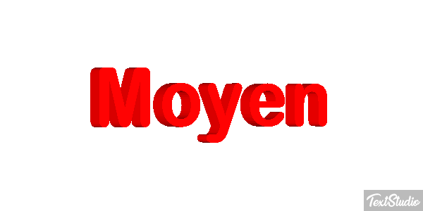 Moyen Effet de texte