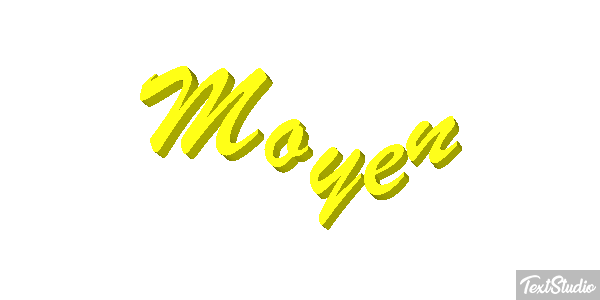Moyen Effet de texte