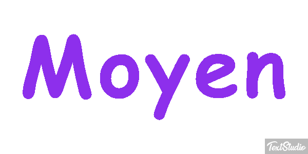 Moyen Effet de texte