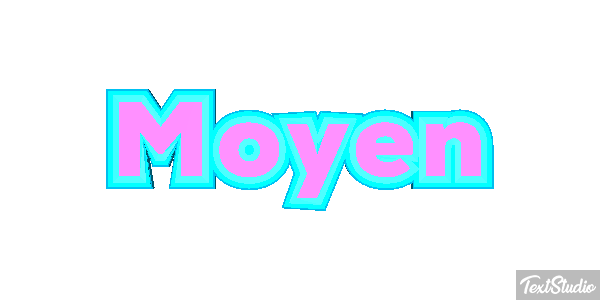 Moyen Effet de texte