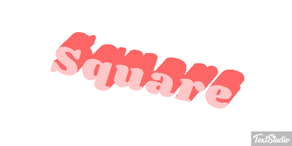 Square Efecto de texto