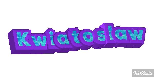 Kwiatosław Efekt tekstowy