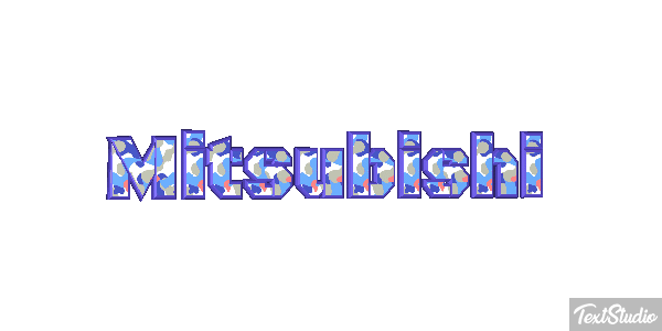 Mitsubishi Effet de texte