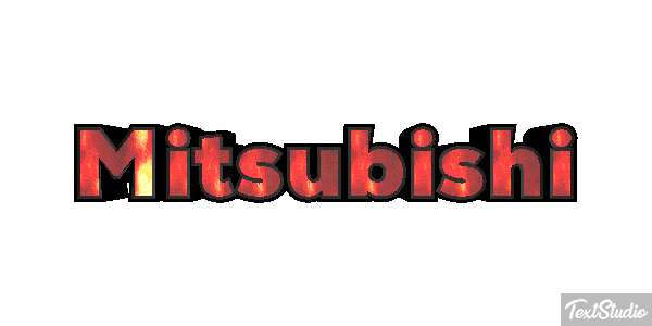 Mitsubishi Effet de texte