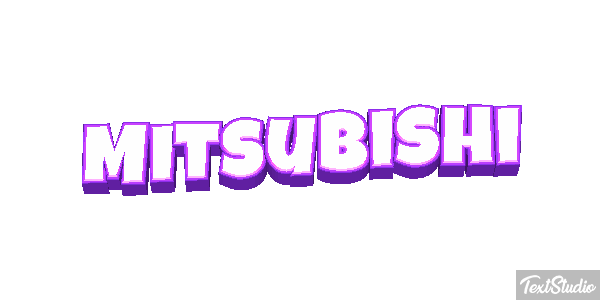Mitsubishi Effet de texte