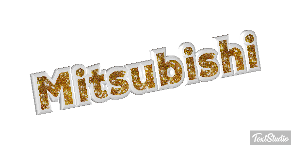 Mitsubishi Effet de texte
