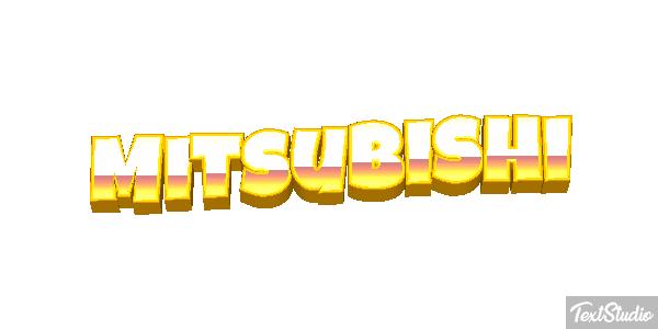 Mitsubishi Effet de texte