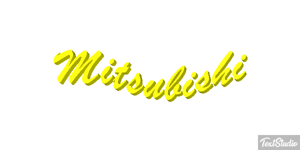 Mitsubishi Effet de texte