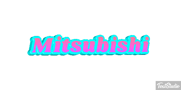 Mitsubishi Effet de texte
