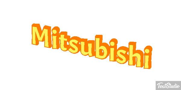 Mitsubishi Effet de texte