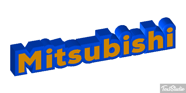 Mitsubishi Effet de texte