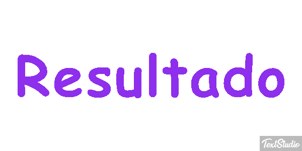 Resultado Efeito do texto