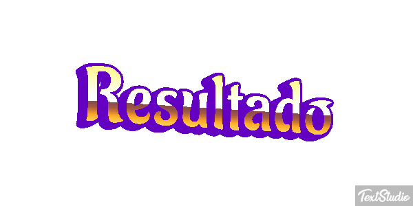 Resultado Efeito do texto