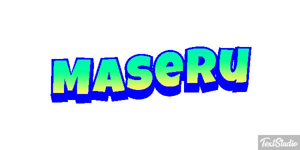 Maseru Efeito do texto