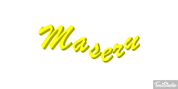 Maseru Efeito do texto