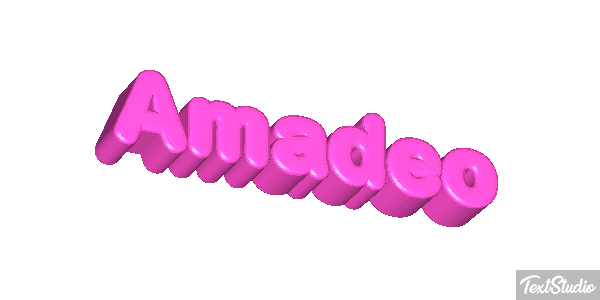 Amadeo Efecto de texto