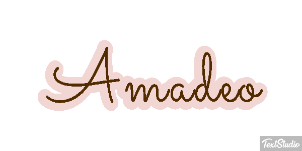 Amadeo Efecto de texto