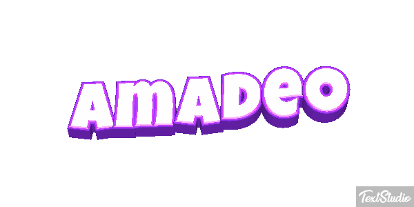 Amadeo Efecto de texto