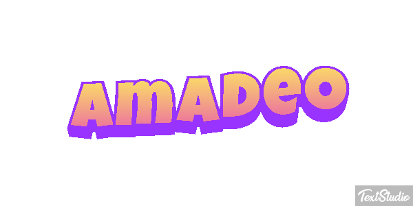 Amadeo Efecto de texto