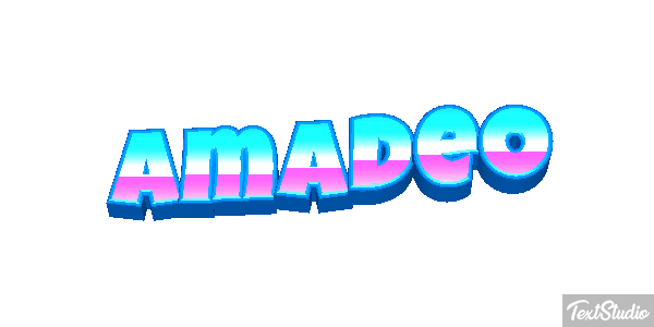 Amadeo Efecto de texto