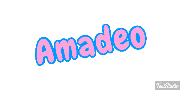 Amadeo Efecto de texto