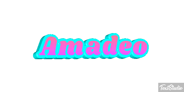 Amadeo Efecto de texto