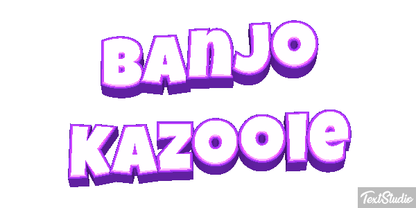 Banjo Kazooie Effet de texte