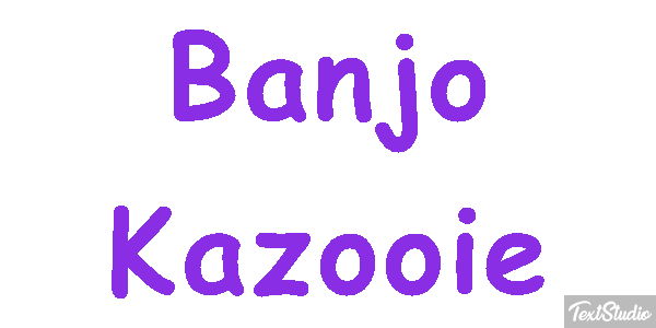 Banjo Kazooie Effet de texte