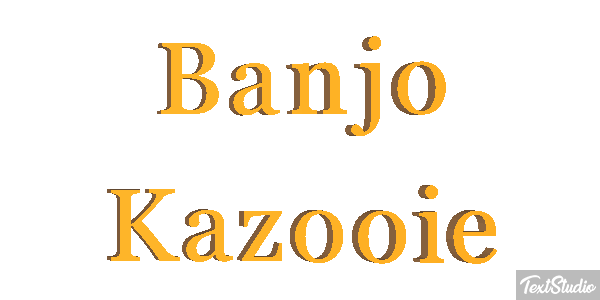Banjo Kazooie Effet de texte