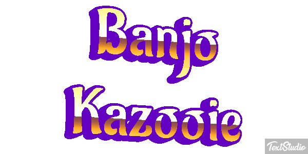 Banjo Kazooie Effet de texte