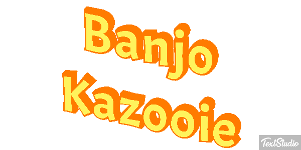 Banjo Kazooie Effet de texte
