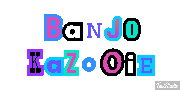 Banjo Kazooie Effet de texte