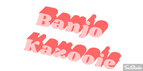 Banjo Kazooie Effet de texte