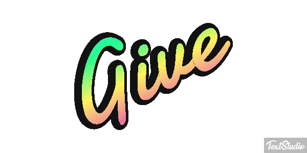 Give Text effect