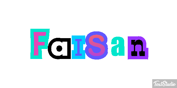 Faisán テキスト効果