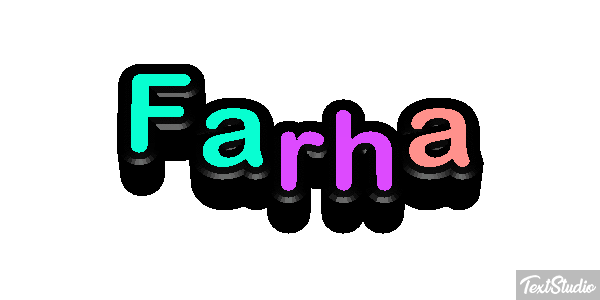 Farha Effetto testo