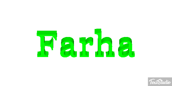 Farha Effetto testo