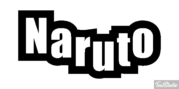 Naruto Text effect