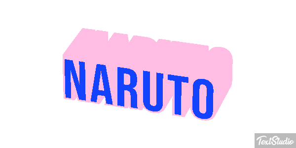 Naruto Text effect