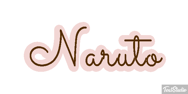 Naruto Text effect