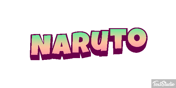 Naruto Text effect