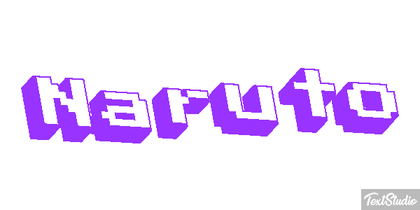 Naruto Text effect