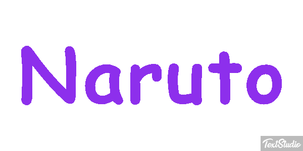 Naruto Text effect