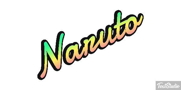 Naruto Text effect