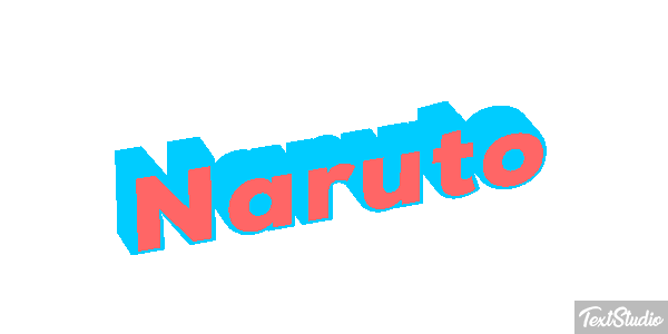 Naruto Text effect