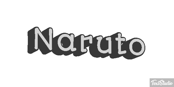 Naruto Text effect