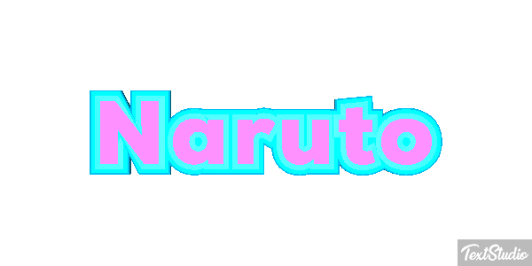 Naruto Text effect