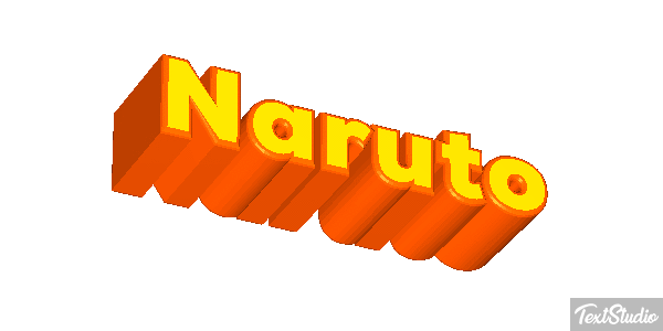 Naruto Text effect