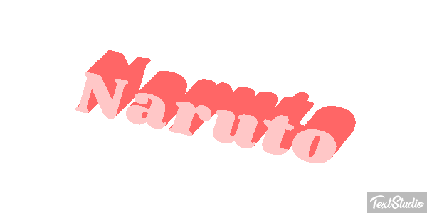 Naruto Text effect